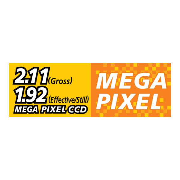 1.92 Mega Pixel CCD Logo PNG Vector