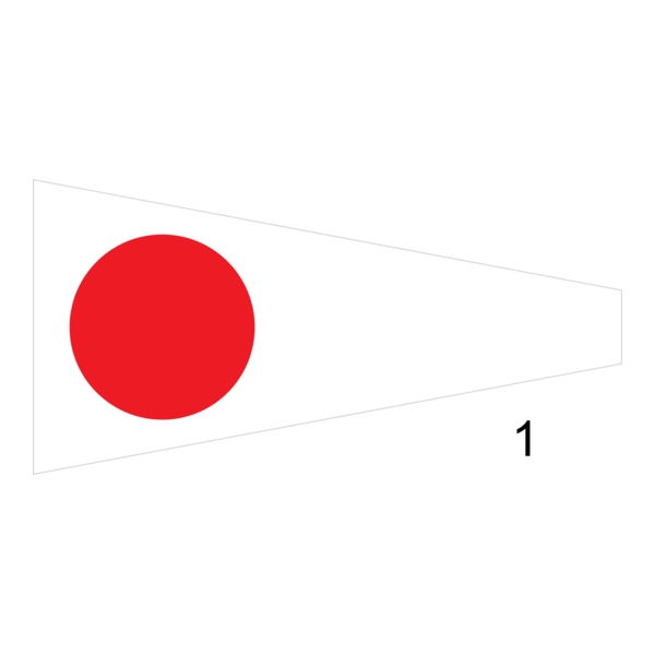 1 Flag Logo PNG Vector