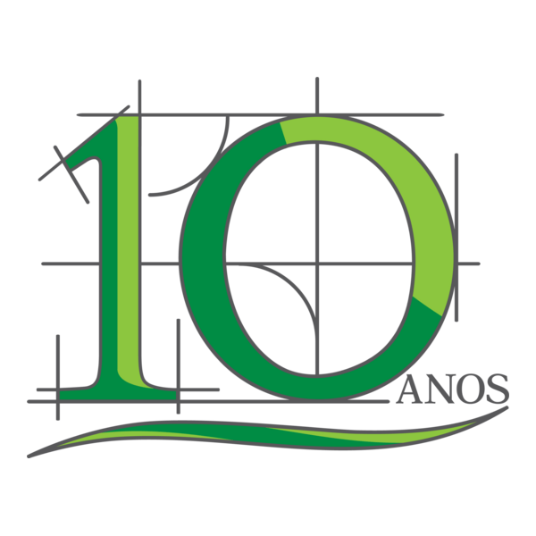 10 Anos Logo PNG Vector