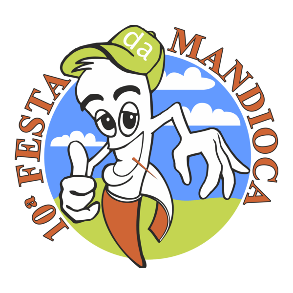 10ª Festa da Mandioca Logo PNG Vector