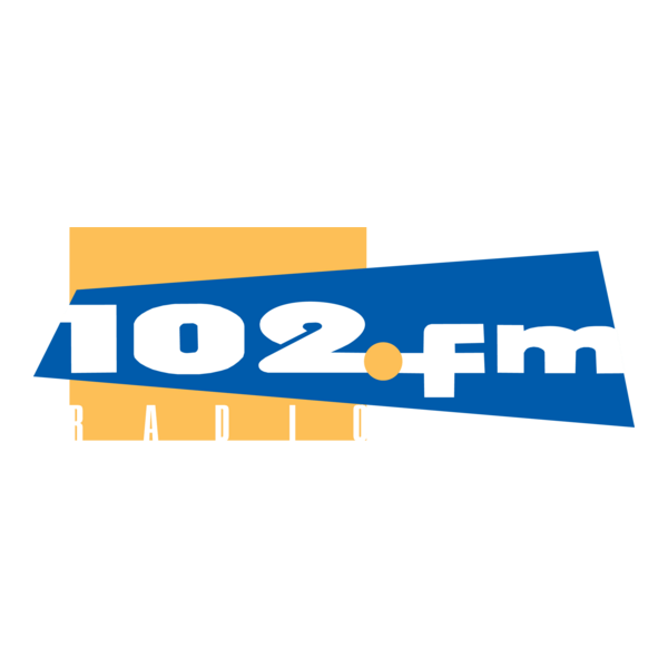 102 FM Radio Logo PNG Vector