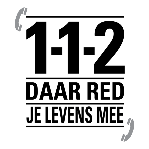 112 Daar red je levens mee Logo PNG Vector