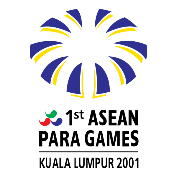 1st Asean Para Games Logo PNG Vector