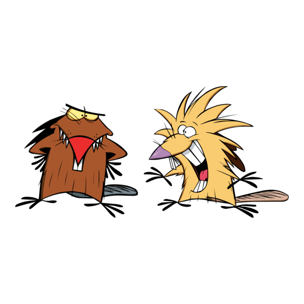 2 Angry Beavers Logo PNG Vector
