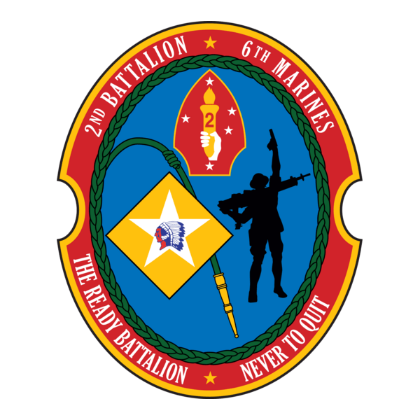 2nd Battalion 6th Marine Regiment USMC Logo PNG Vector