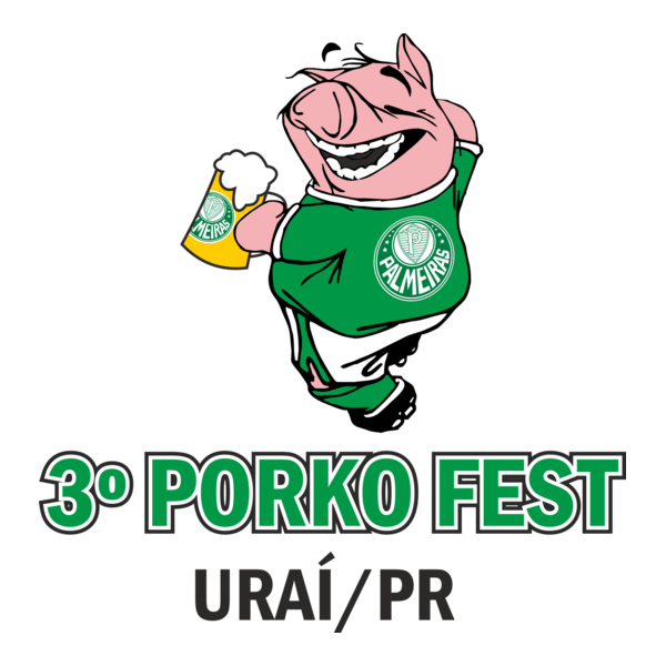 3º Porko Fest Logo PNG Vector