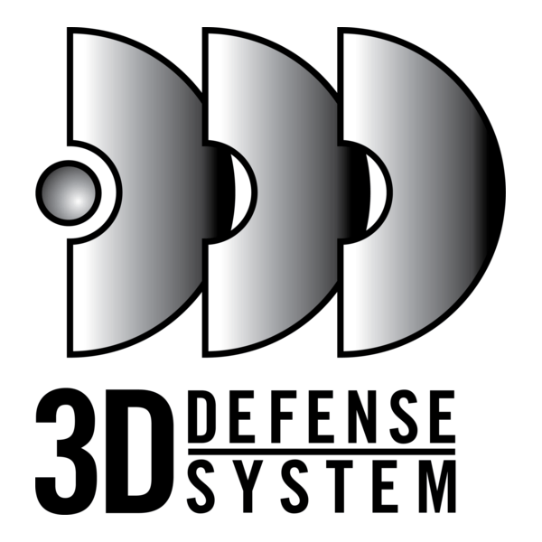 3D Defense System Logo PNG Vector
