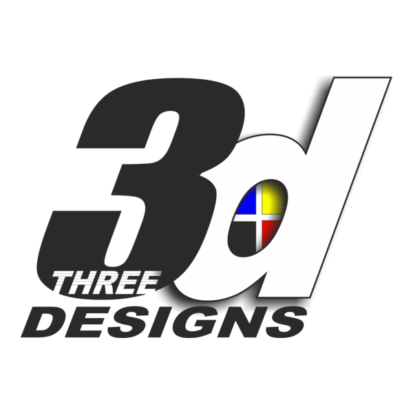 3D Designs Logo PNG Vector