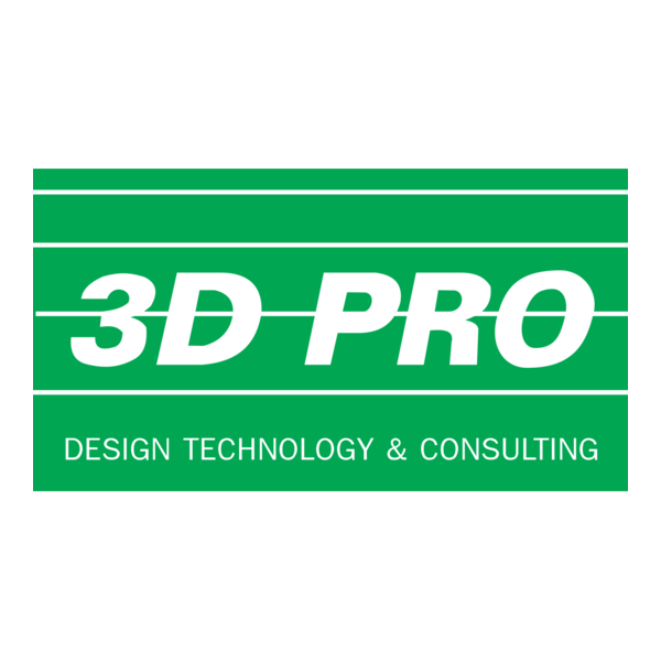 3D Pro Logo PNG Vector