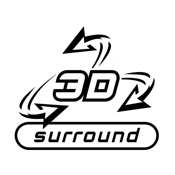 3D Surround Logo PNG Vector