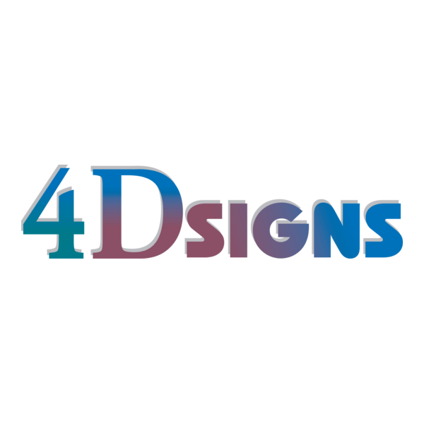 4 Dsigns Logo PNG Vector