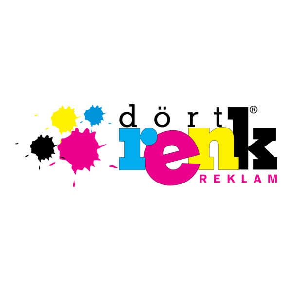 4 Renk Reklam Logo PNG Vector