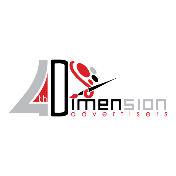 4th Dimension Advertisers Logo PNG Vector