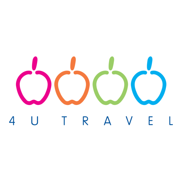 4U Travel Logo PNG Vector