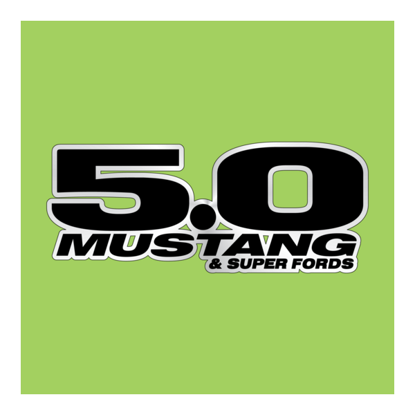 5.0 Mustang Logo PNG Vector