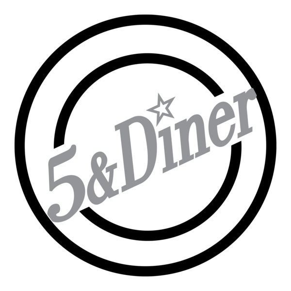 5 & Diner Logo PNG Vector