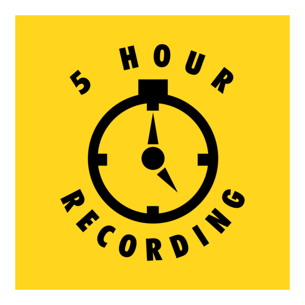 5 Hour Recording Logo PNG Vector