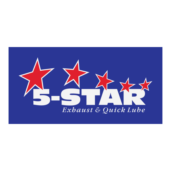 5-Star Exhaust & Quick Lube Logo PNG Vector