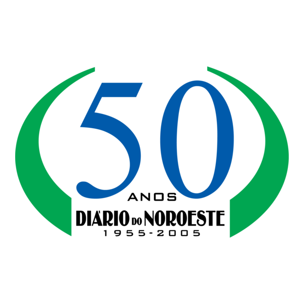 50 Anos Diario do Noroeste Logo PNG Vector