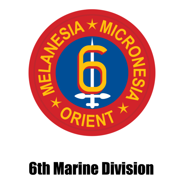 6th Marine Div USMC Logo PNG Vector