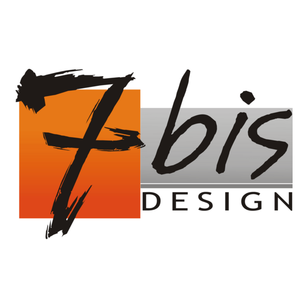7 Bis Design Logo PNG Vector