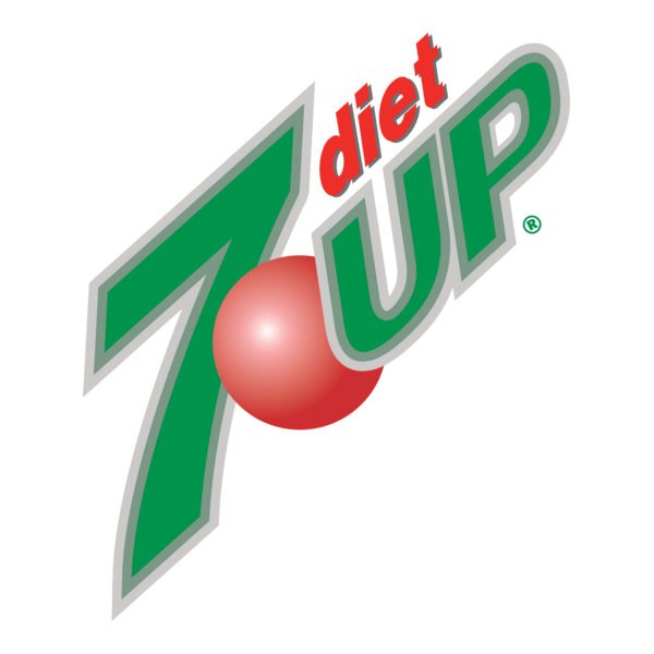 7up Diet Logo PNG Vector