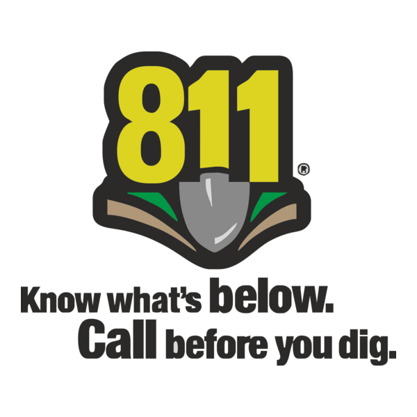 811 Know Whats Below Logo PNG Vector