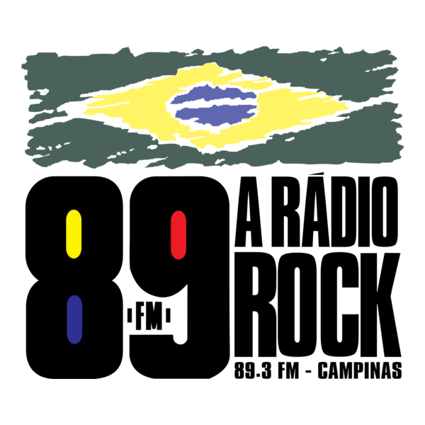89 FM - A Rбdio Rock Logo PNG Vector