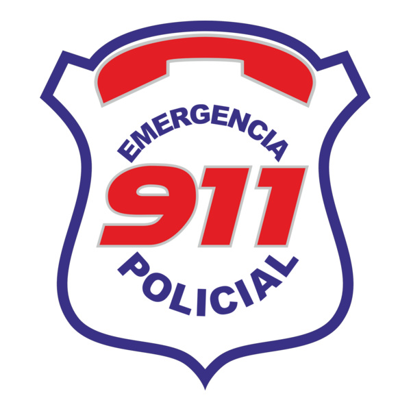 911 Emergencia Policial Logo PNG Vector