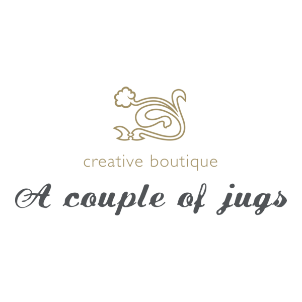 A couple of jugs Creative Agency Logo PNG Vector