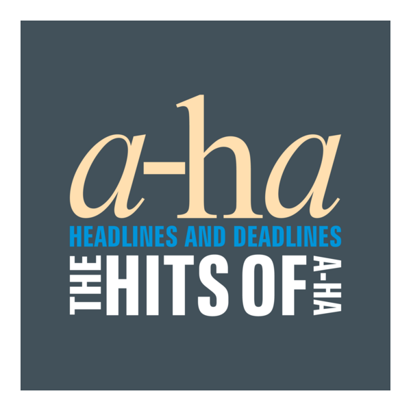 A-Ha - Headlines And Deadlines Logo PNG Vector