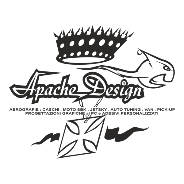 A P A C H E D E S I G N n o r d i t a l y Logo PNG Vector