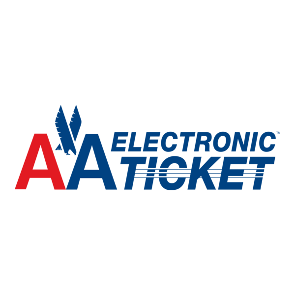 AA Electronic Ticket Logo PNG Vector