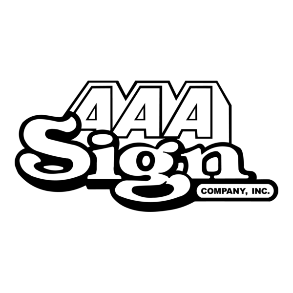 AAA Sign Company, Inc. Logo PNG Vector