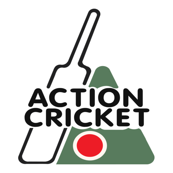 Action Cricket Logo PNG Vector