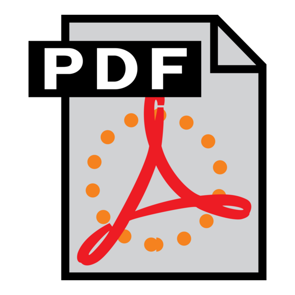 Adobe PDF Logo PNG Vector