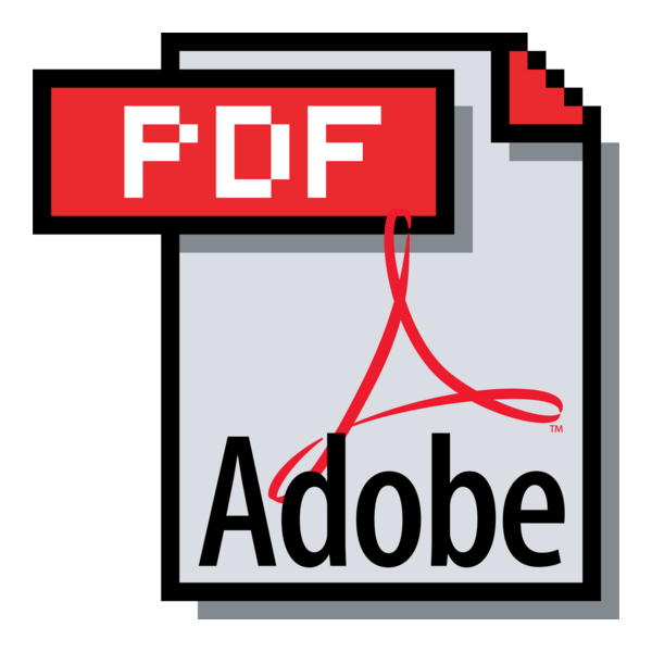 Adobe PDF Logo PNG Vector