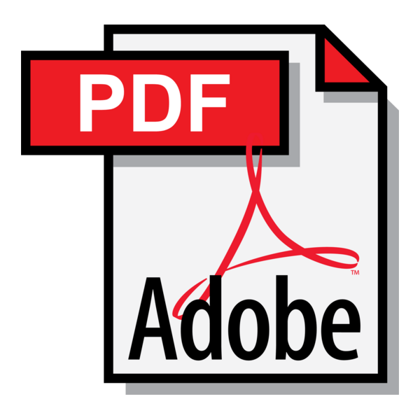 Adobe PDF Logo PNG Vector