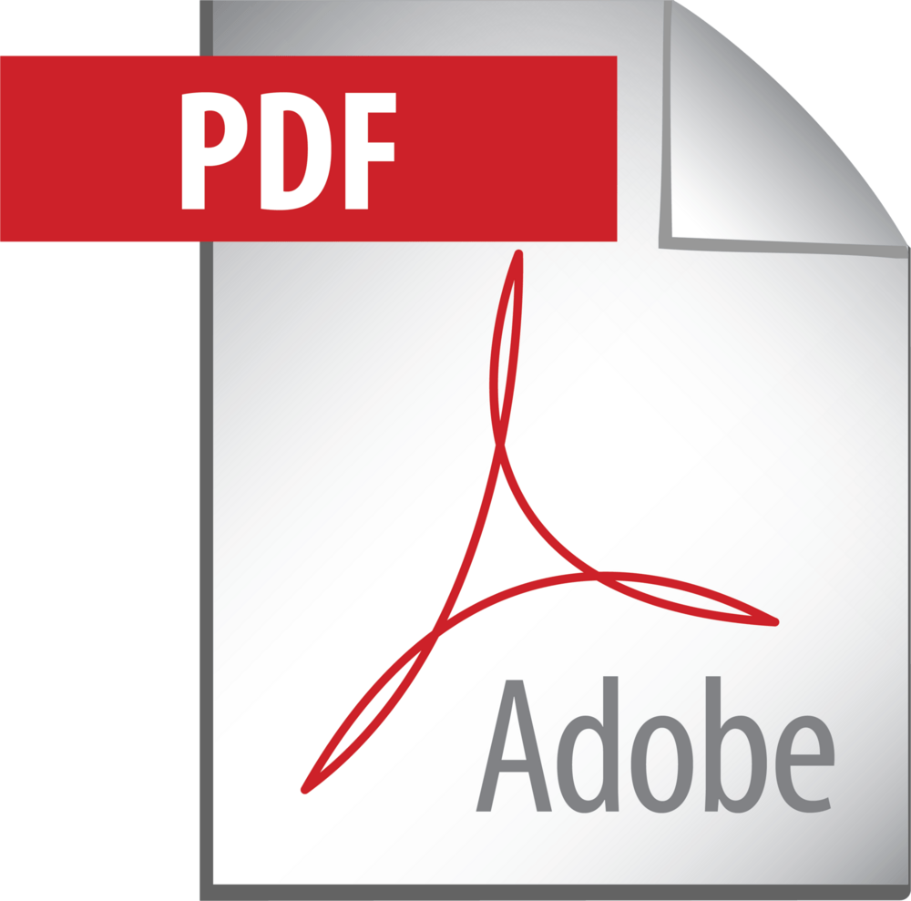 Adobe PDF Logo PNG Vector