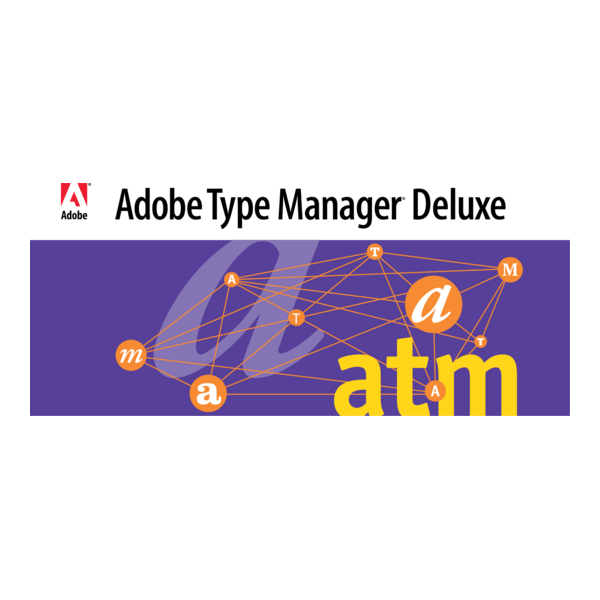 Adobe Type Manager Deluxe Logo PNG Vector