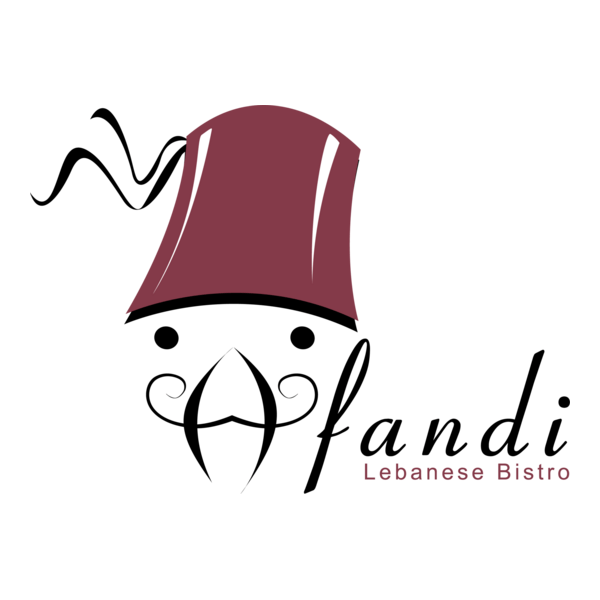 Afandi Lebanese Bistro Logo PNG Vector