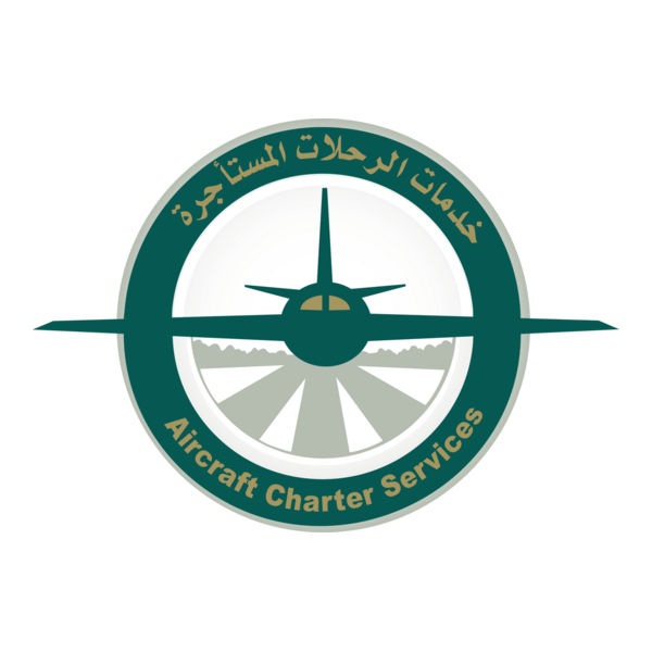 Aircraft Charter Services Logo PNG Vector