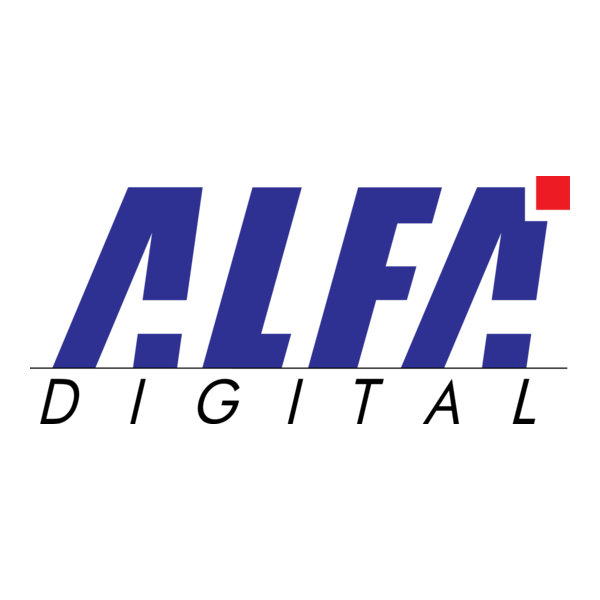 Alfa Digital Logo PNG Vector