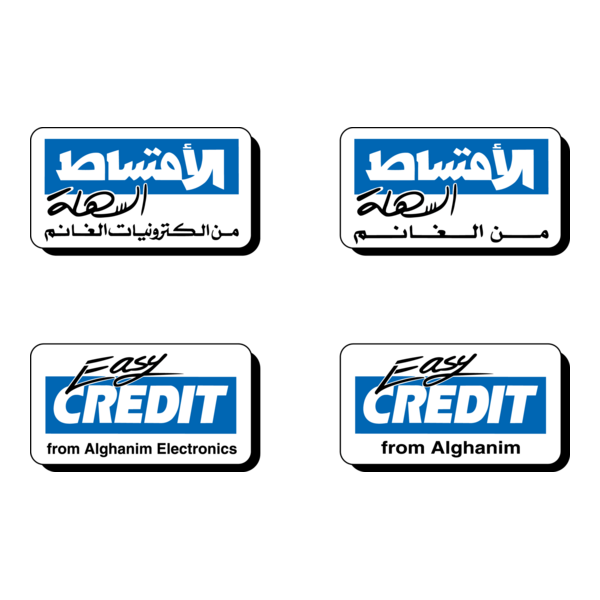 Alghanim Easy Credit Logo PNG Vector