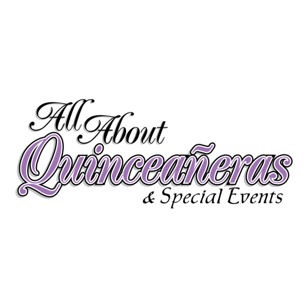 All About Quinceneras Logo PNG Vector