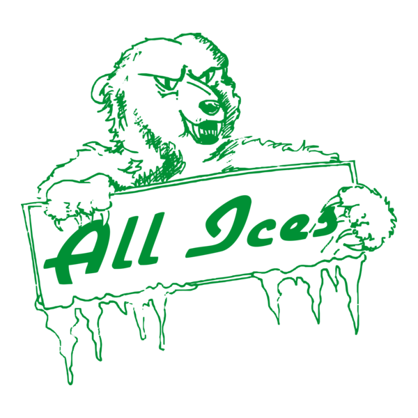 ALL ICES - Gelateria Logo PNG Vector