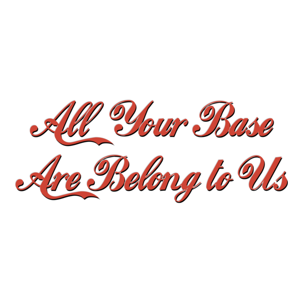 All Your Base Are Belong to Us Logo PNG Vector