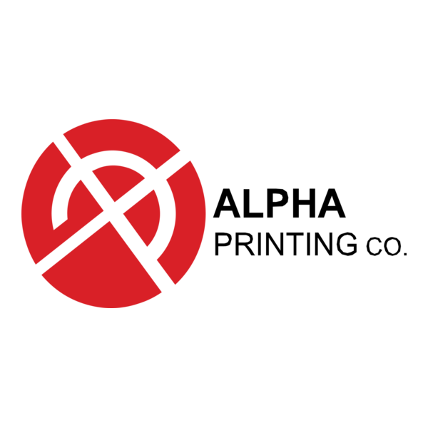 Alpha printing co. Logo PNG Vector