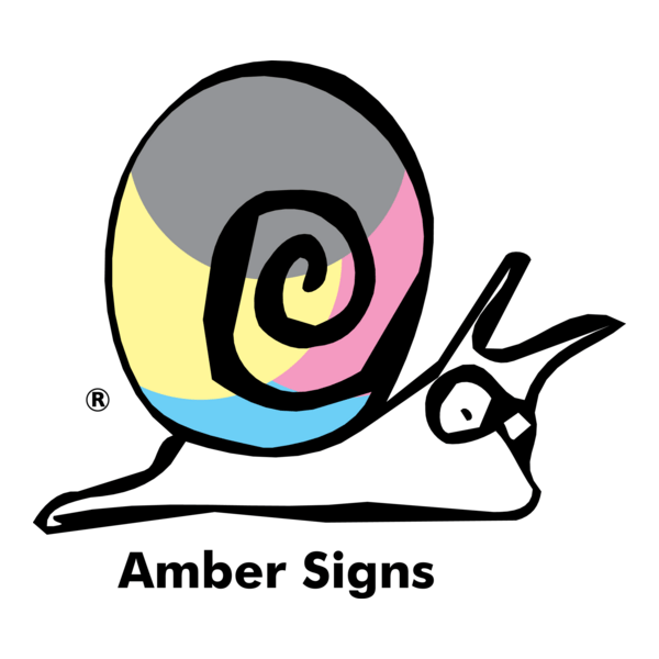 Amber Signs Logo PNG Vector