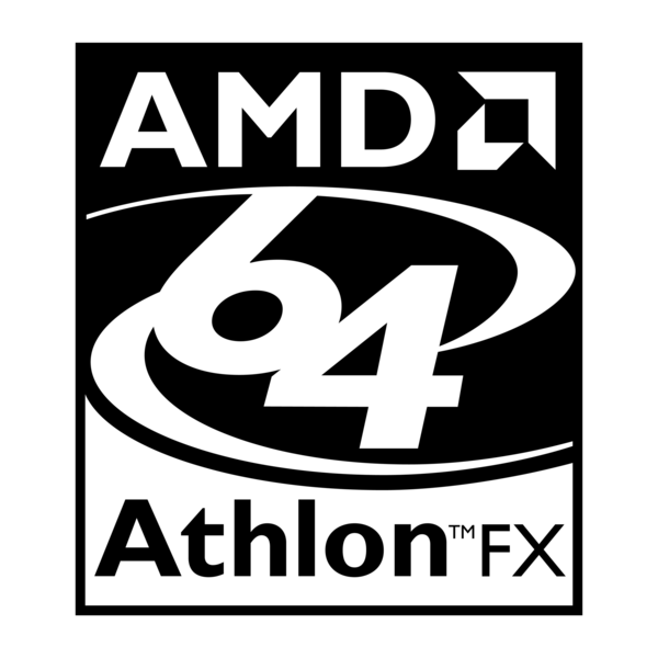 AMD 64 Athlon FX Logo PNG Vector